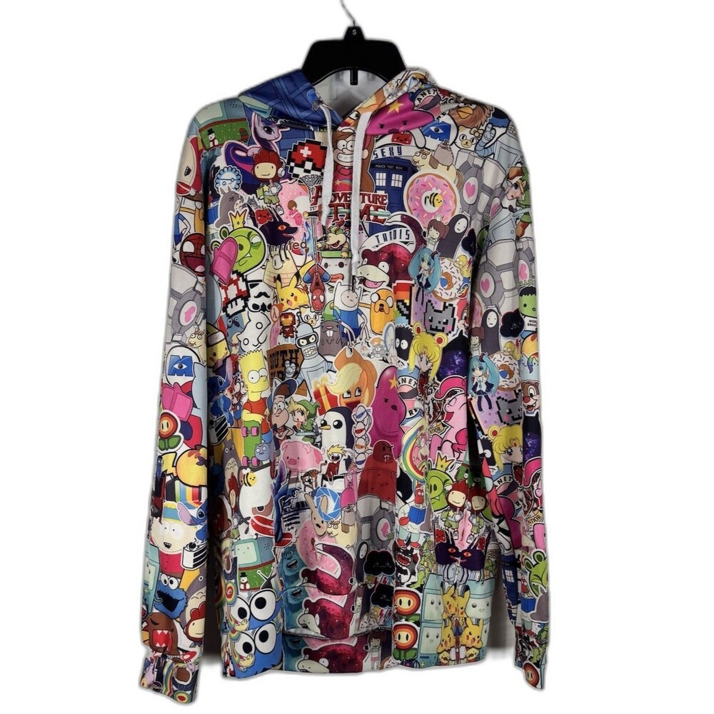 Azuki Cartoon Fashion Hoodie Sweatshirt XL All Over Print Cartoon Anime